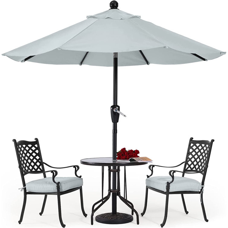 Arlmont & Co. Durable Patio Umbrellas 9' Light Grey Wayfair Canada
